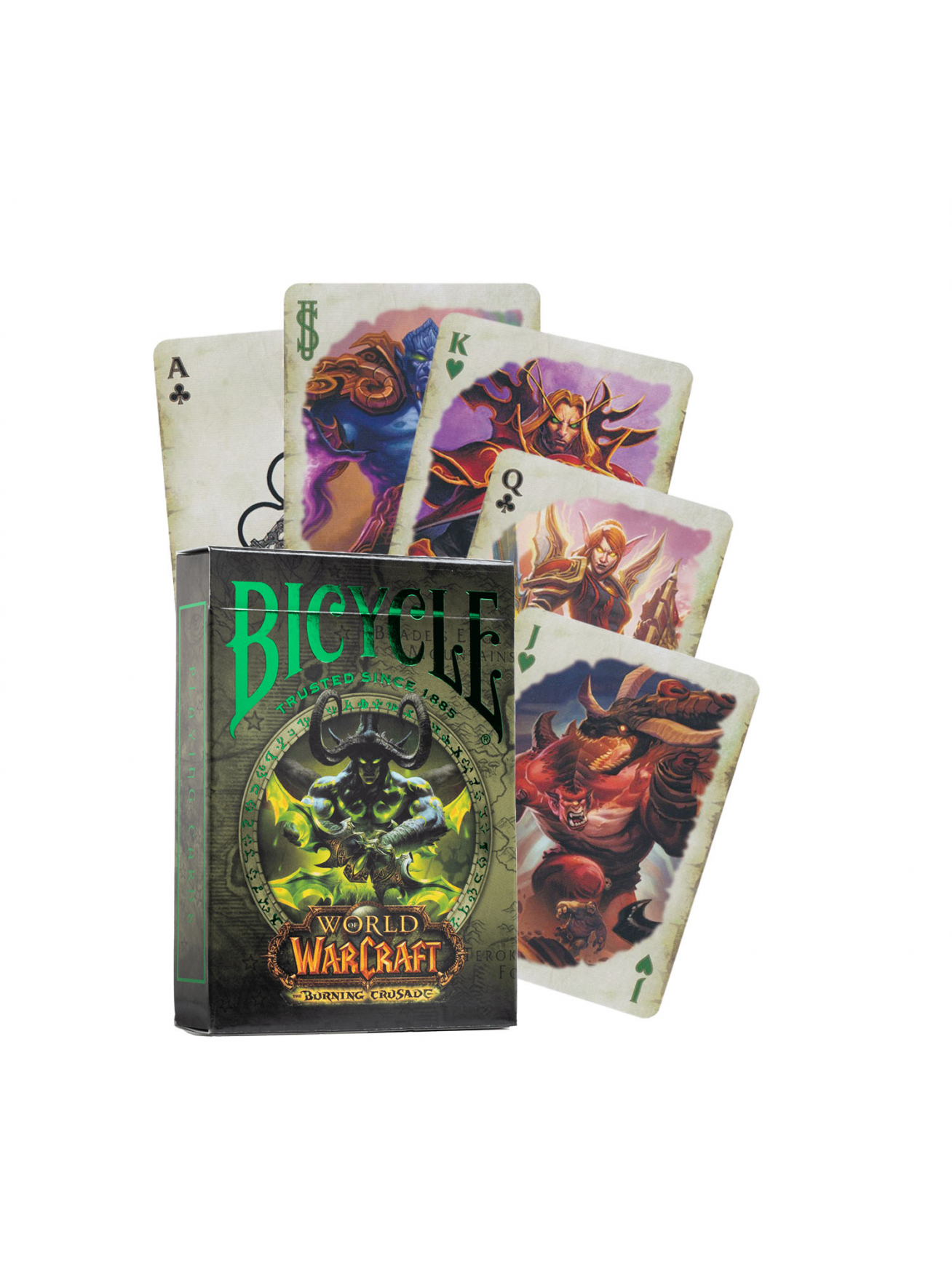 Bicycle World of Warcraft Burning Crusade žaidimo kortos Bicycle World of Warcraft Burning Crusade žaidimo kortos