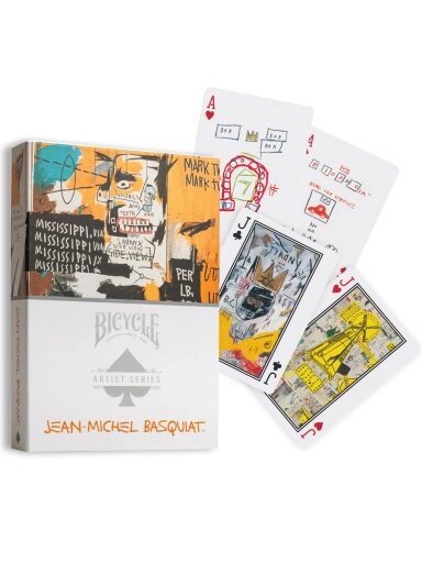 Bicycle Artist Series Jean-Michel Basquiat Žaidimo kortų rinkinys R/M Bicycle