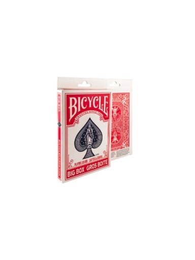 Bicycle Big Box kortos raudonos