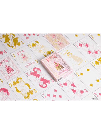 Bicycle Disney Princess Pink kortos