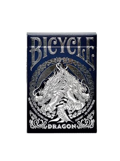 Bicycle Dragon kortos (mėlynos)