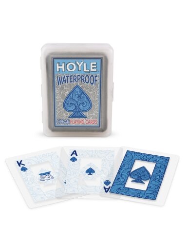 Bicycle Hoyle skaidrios plastikinės kortos
