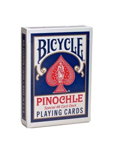 Bicycle Pinochle Standard kortos (Mėlynos)