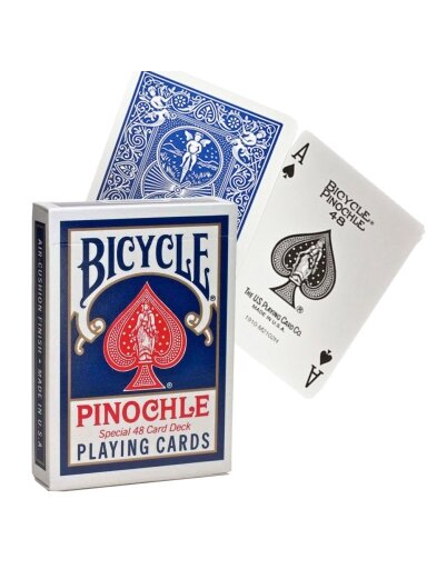 Bicycle Pinochle Standard kortos (Mėlynos)