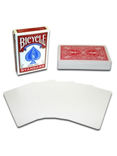 Bicycle Rider Back Blank Face kortos (Raudonos)