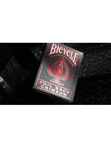 Bicycle Rider Back Metal Luxe kortos (Raudonos)