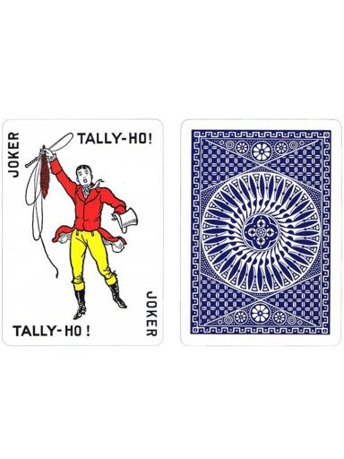 Bicycle Tally-Ho Circle kortos (Mėlynos)