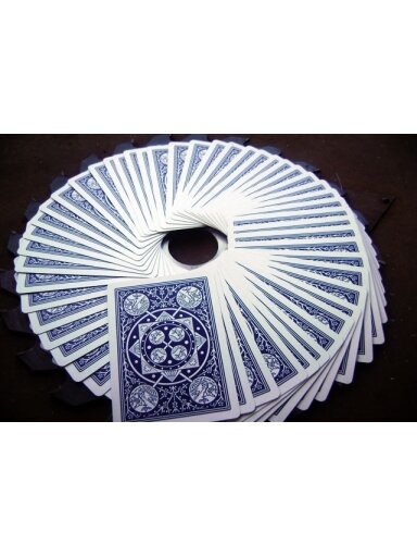 Bicycle Tally-Ho Fan back kortos (Mėlynos)