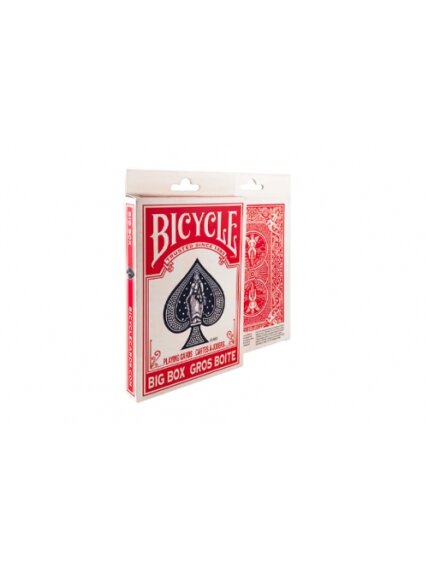 Bicycle Big Box kortos raudonos 1 Bicycle Big Box kortos raudonos 1