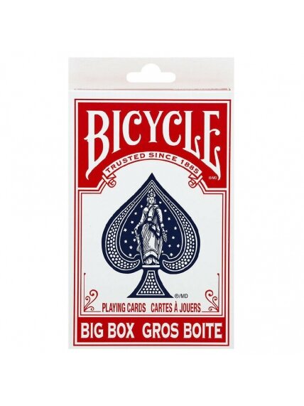 Bicycle Big Box kortos raudonos 2