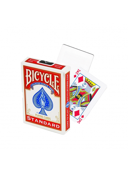 Bicycle Blank Back Standard Face Red kortos
