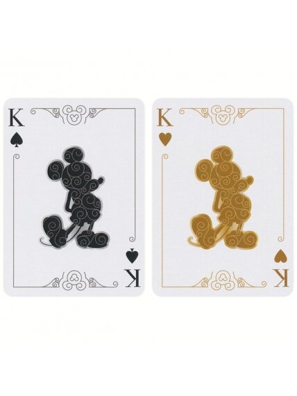 Bicycle Disney Mickey Mouse kortos (juodos ir auksinės) 9 Bicycle Disney Mickey Mouse kortos (juodos ir auksinės) 9