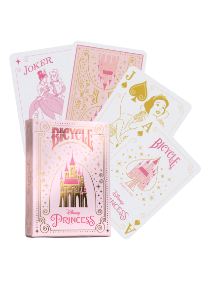 Bicycle Disney Princess Pink kortos