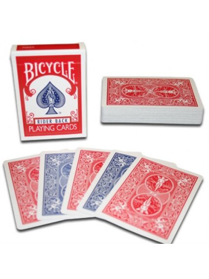 Bicycle Double Back Raudona Mėlyna kortos 2 Bicycle Double Back Raudona Mėlyna kortos 2