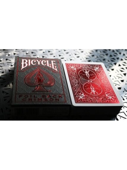 Bicycle Rider Back Metal Luxe kortos (Raudonos) 2
