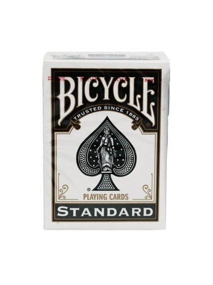 Bicycle Rider Standard keturios kortų kaladės (Juodos, raudonos) 2