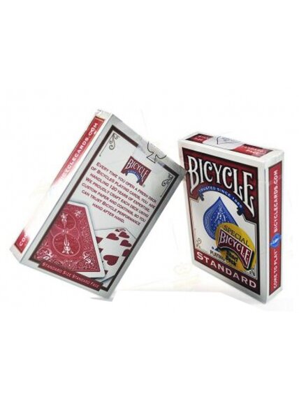 Bicycle Rider Standard Magic Short kortos (Raudonos) 1 Bicycle Rider Standard Magic Short kortos (Raudonos) 1