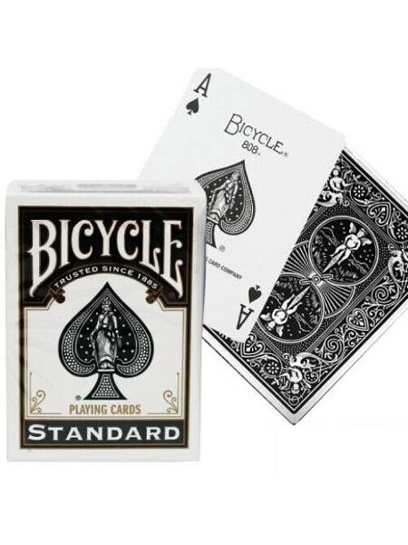 Bicycle Rider Standard pokerio kortos (Juodos) Bicycle Rider Standard pokerio kortos (Juodos)