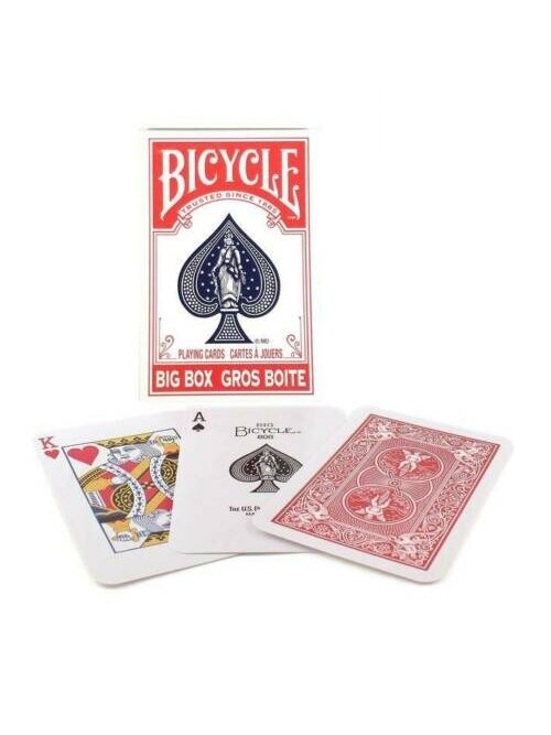 Bicycle Big Box kortos raudonos Bicycle Big Box kortos raudonos