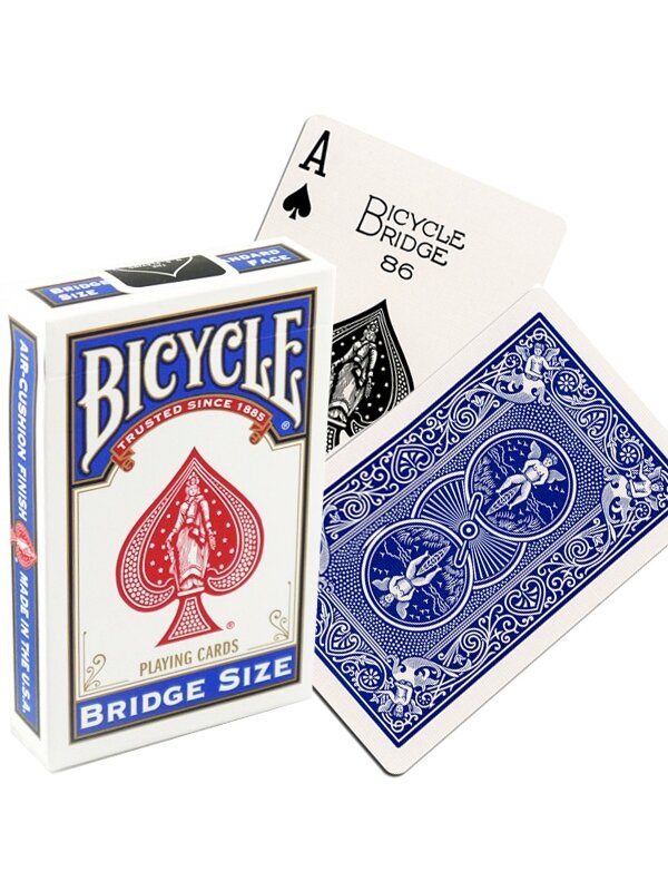 Bicycle Rider Back Bridge Size kortos (Mėlynos) Bicycle Rider Back Bridge Size kortos (Mėlynos)
