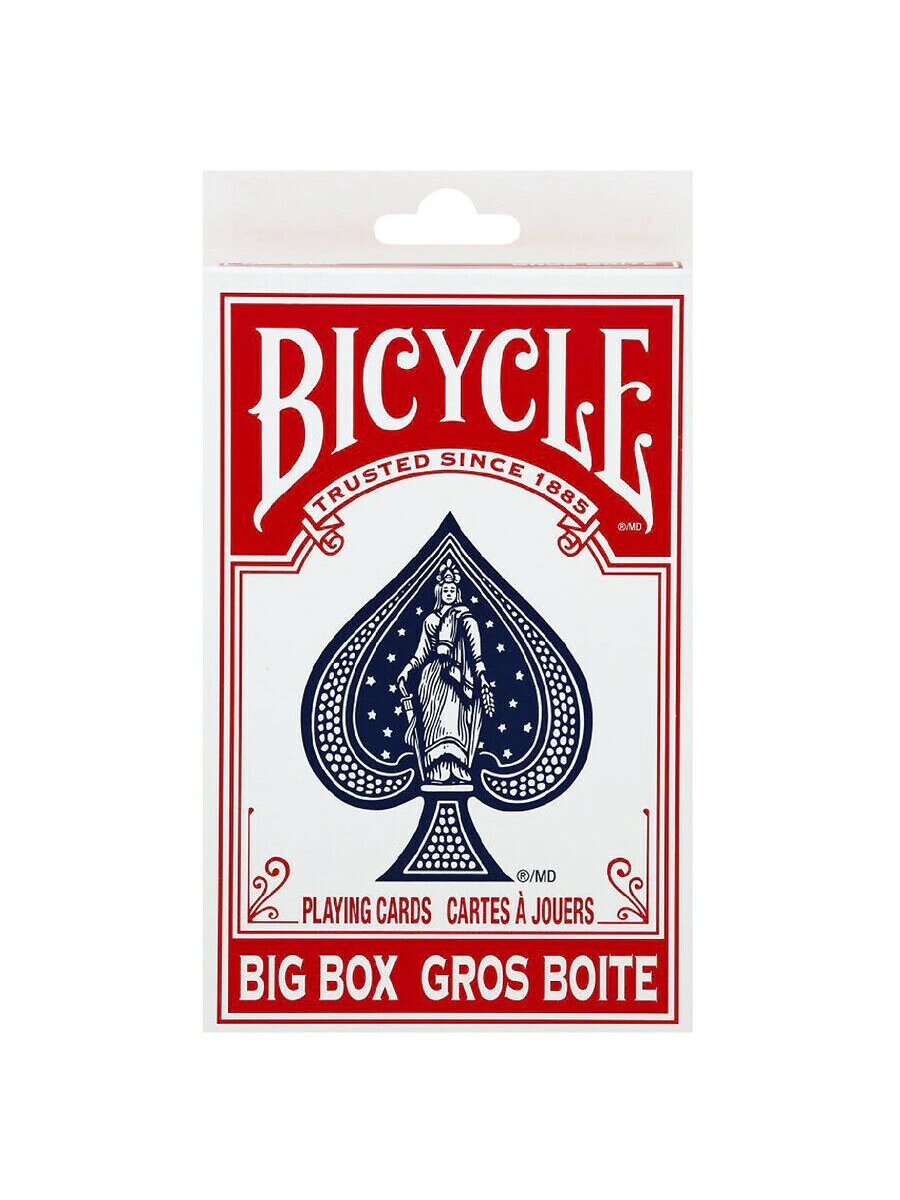 Bicycle Big Box kortos raudonos 2 Bicycle Big Box kortos raudonos 2