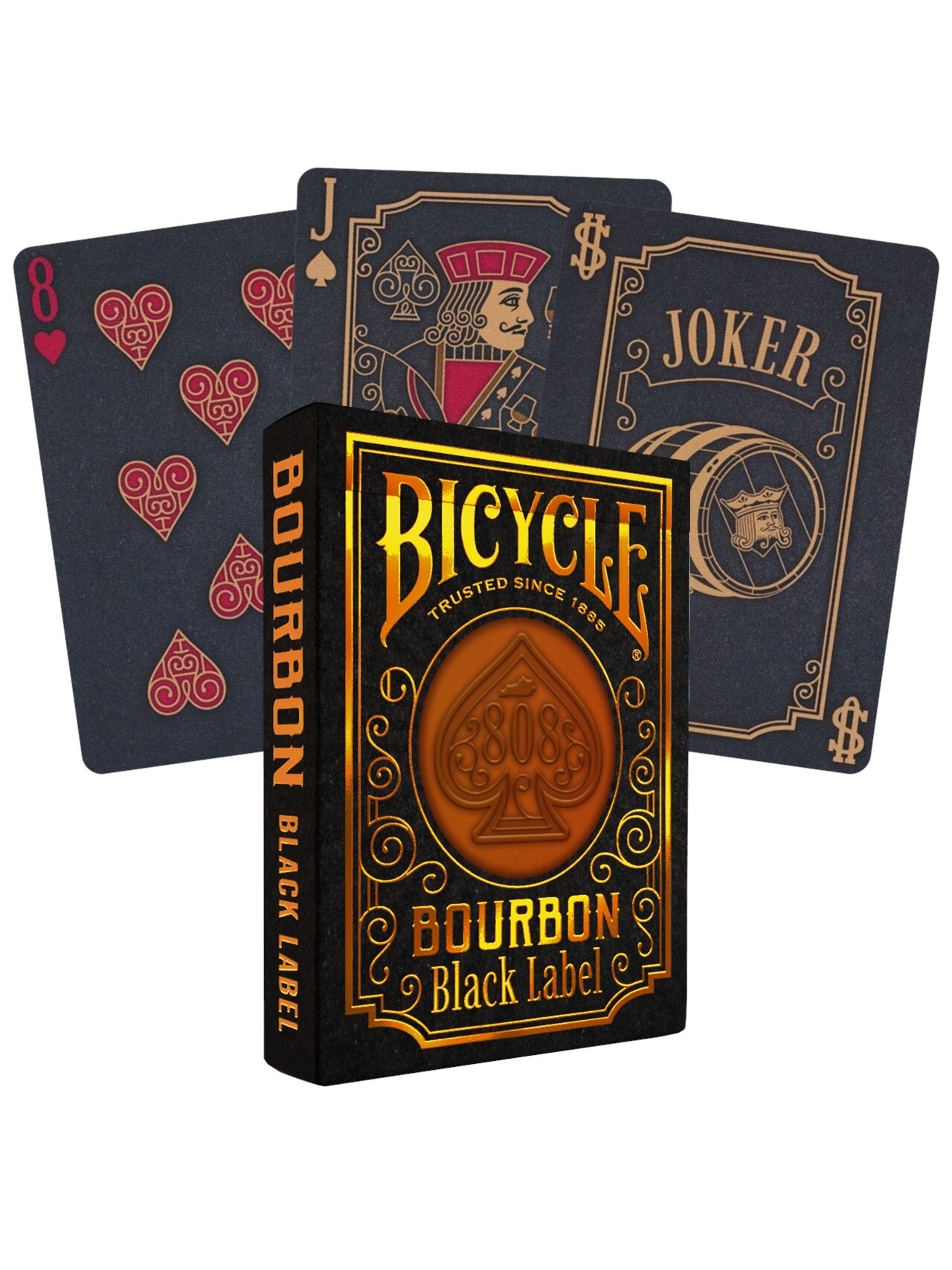 Bourbon Black Label žaidimo kortos Bicycle Bourbon Black Label žaidimo kortos Bicycle