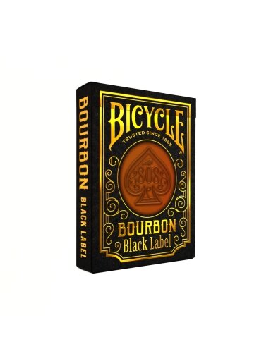 Bourbon Black Label žaidimo kortos Bicycle