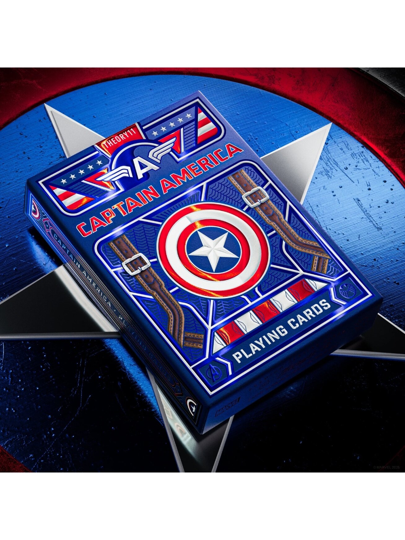 Captain America žaidimo kortos Theory11 2 Captain America žaidimo kortos Theory11 2
