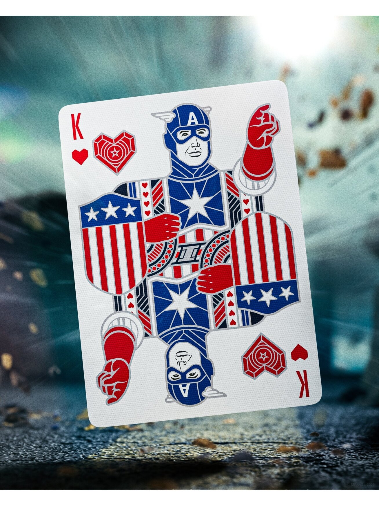 Captain America žaidimo kortos Theory11 3 Captain America žaidimo kortos Theory11 3