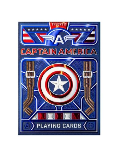 Captain America žaidimo kortos Theory11