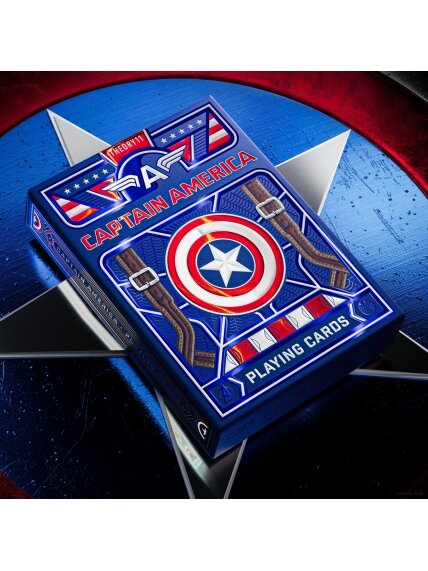 Captain America žaidimo kortos Theory11 2 Captain America žaidimo kortos Theory11 2