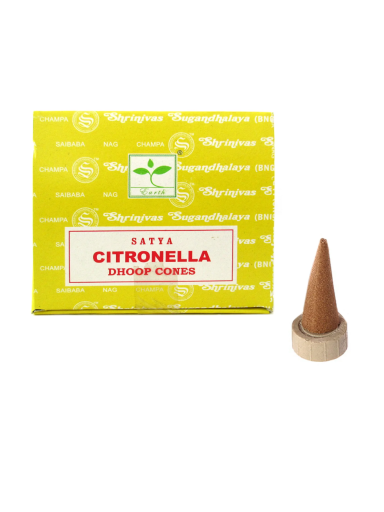 Citronella kūginiai smilkalai Satya