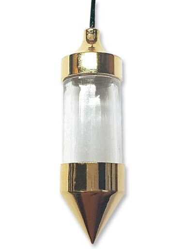 Classic Transparent Chamber Pendulum Švytuoklė Lo Scarabeo