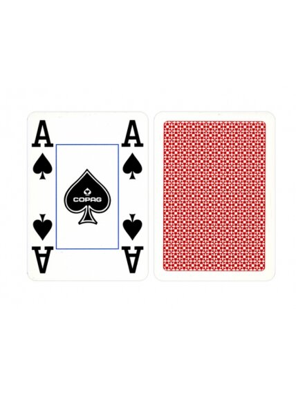 Copag 4 Corner pokerio kortos (Raudonos) 1 Copag 4 Corner pokerio kortos (Raudonos) 1