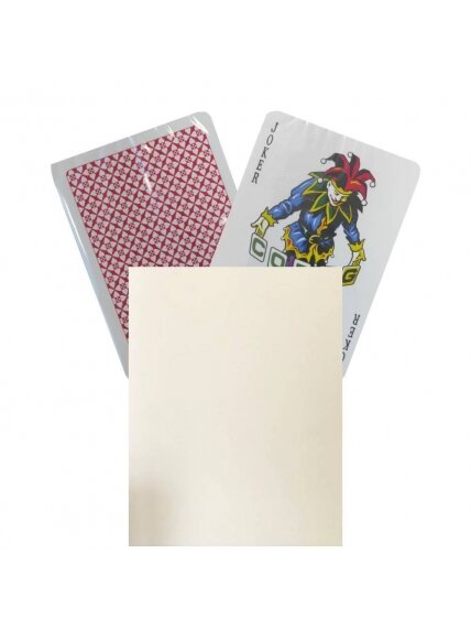 Copag Poker Tech Art Jumbo Index žaidimo kortos (raudonos)