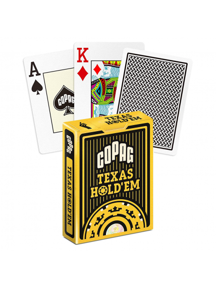 Copag Texas Holdem pokerio kortos (Juodos) Copag Texas Holdem pokerio kortos (Juodos)