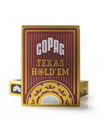 Copag Texas Holdem pokerio kortos (Raudonos) 4 Copag Texas Holdem pokerio kortos (Raudonos) 4