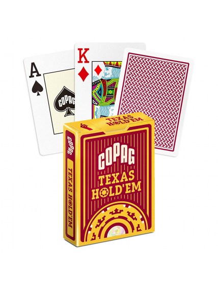 Copag Texas Holdem pokerio kortos (Raudonos) Copag Texas Holdem pokerio kortos (Raudonos)