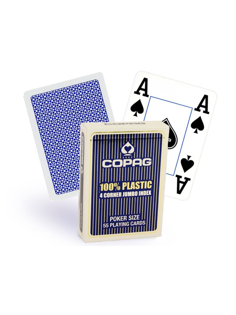 Copag 4 Corner pokerio kortos (Mėlynos)