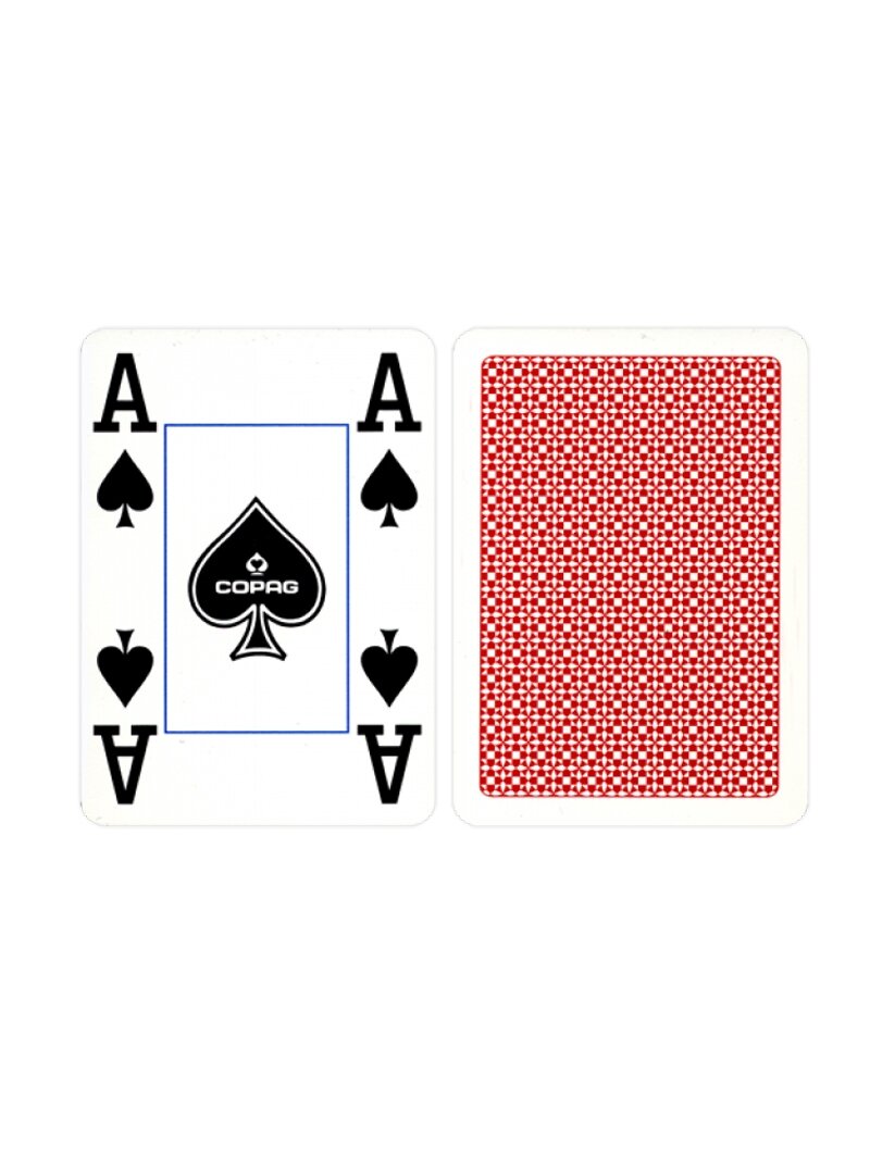 Copag 4 Corner pokerio kortos (Raudonos) 1