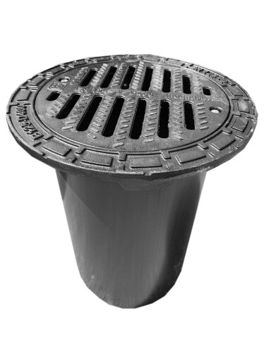 Dangtis ketaus apv.425 su grotelėmis RCP D-40T/TL-400