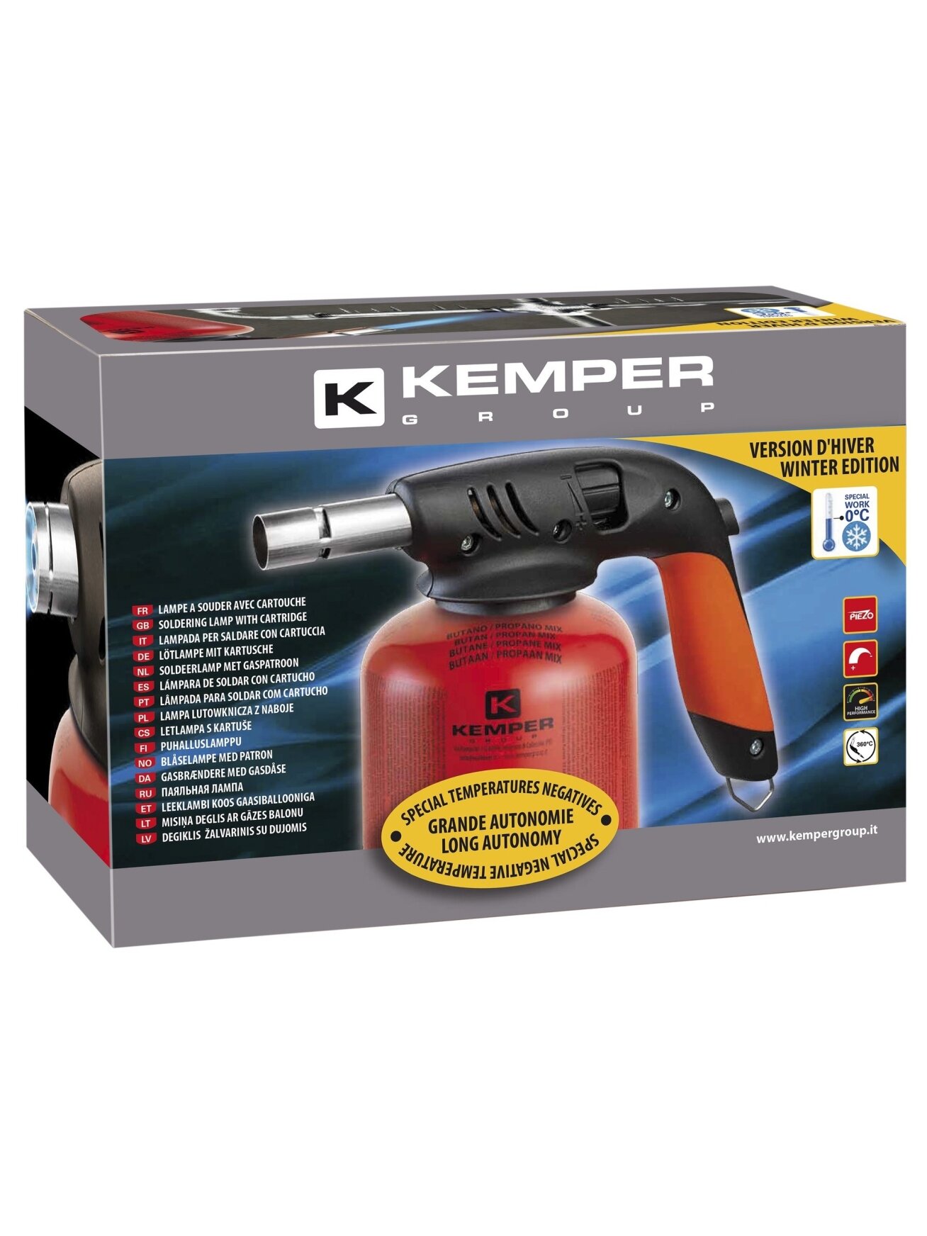 Degiklis su dujų balionu „KEMPER" 1