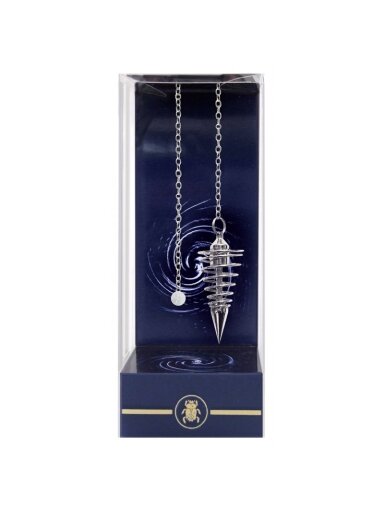 Deluxe Silver Spiral Pendulum Švytuoklė Lo Scarabeo