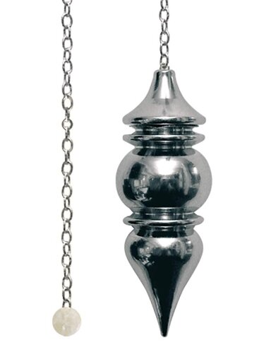 Deluxe Silver Wisdom Chamber Pendulum Švytuoklė Lo Scarabeo