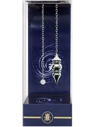 Deluxe Silver Wisdom Chamber Pendulum Švytuoklė Lo Scarabeo
