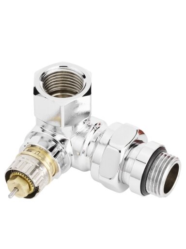Dešininio montavimo ventilis Danfoss RA-N15, chromas