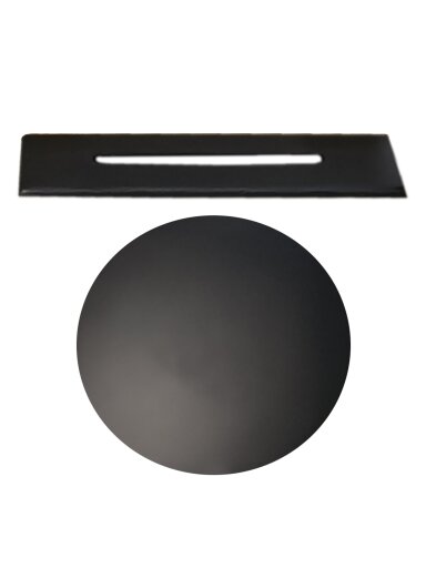 Detalė vonios sifono apdailos Mat black
