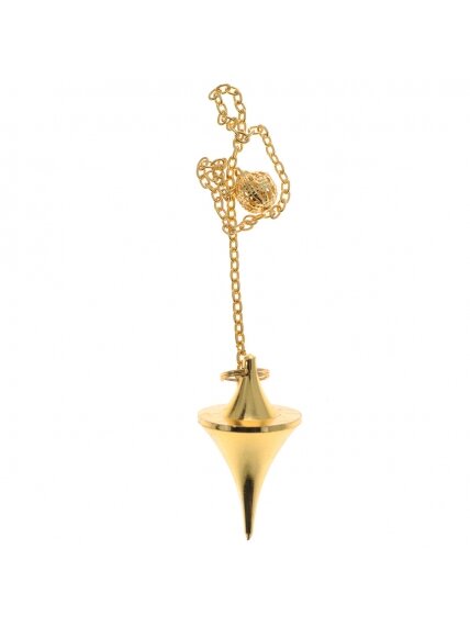 Deluxe Gold Cone Pendulum Švytuoklė Lo Scarabeo 1 Deluxe Gold Cone Pendulum Švytuoklė Lo Scarabeo 1