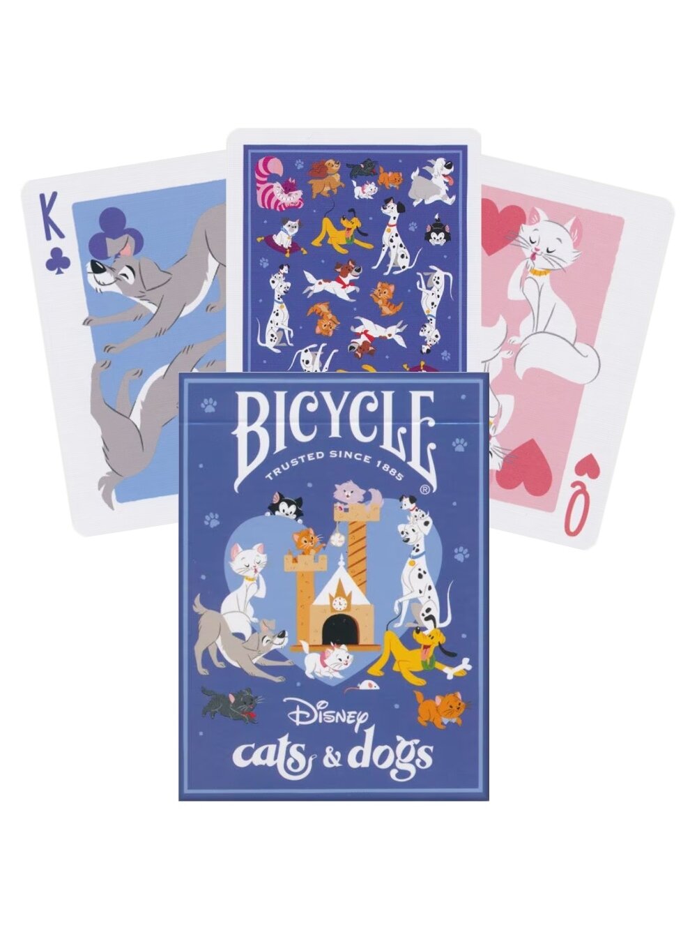 Disney Cats and Dogs žaidimo kortos Bicycle