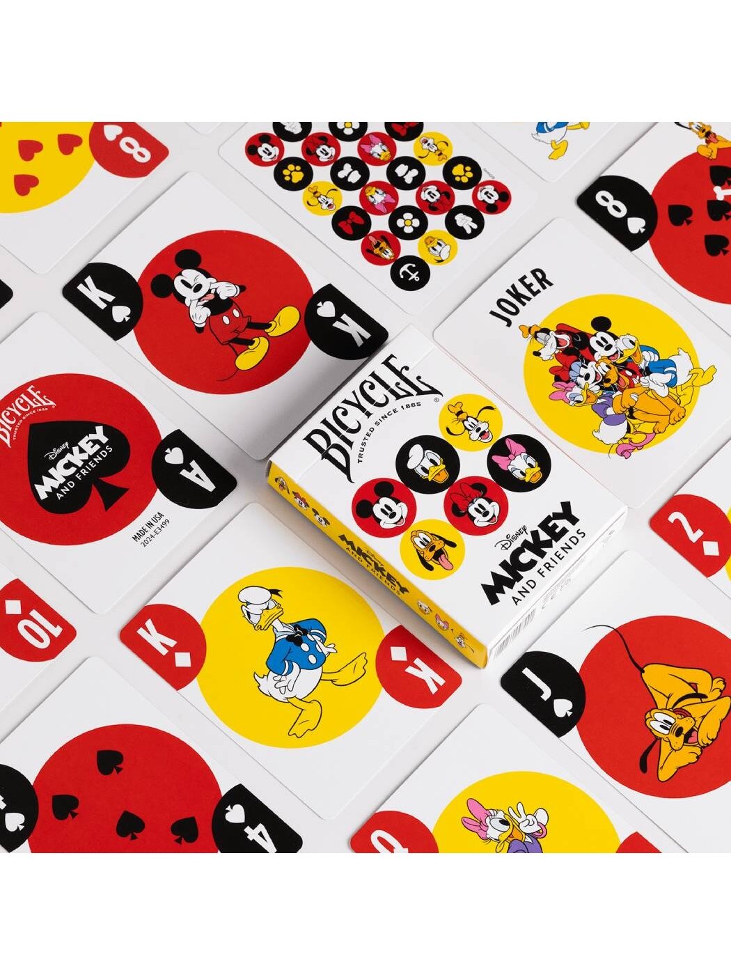 Disney Mickey and Friends žaidimo kortos Bicycle 4
